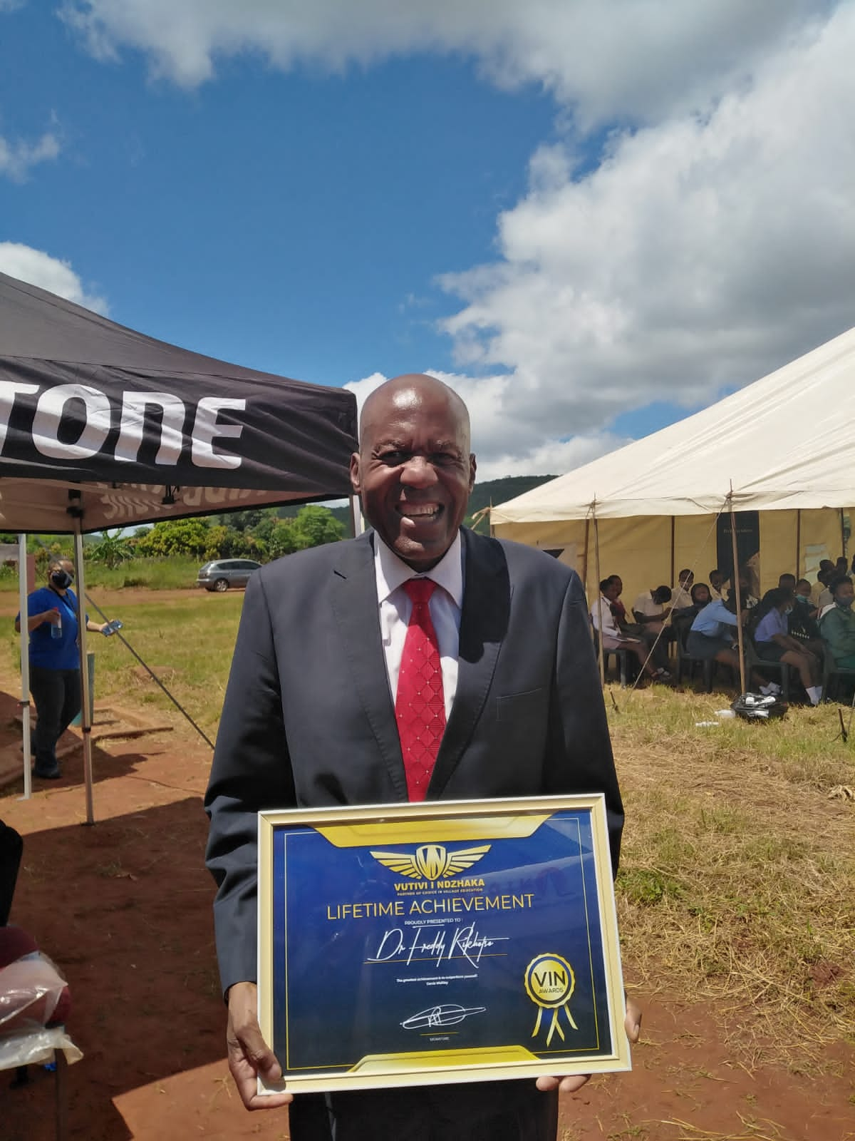 RETIRED SABC NEWSMAN DR. FREDDY RIKHOTSO HONOURED WITH LIFE ACHIEVEMENT AWARD