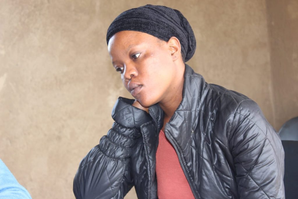 Malebo cannot bury her baby boy three years later. Pic by Thomo Nkgadima
