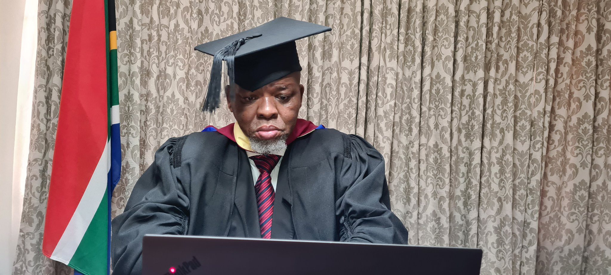 Master’s degree graduate, Gwede Mantashe encourages young people to study