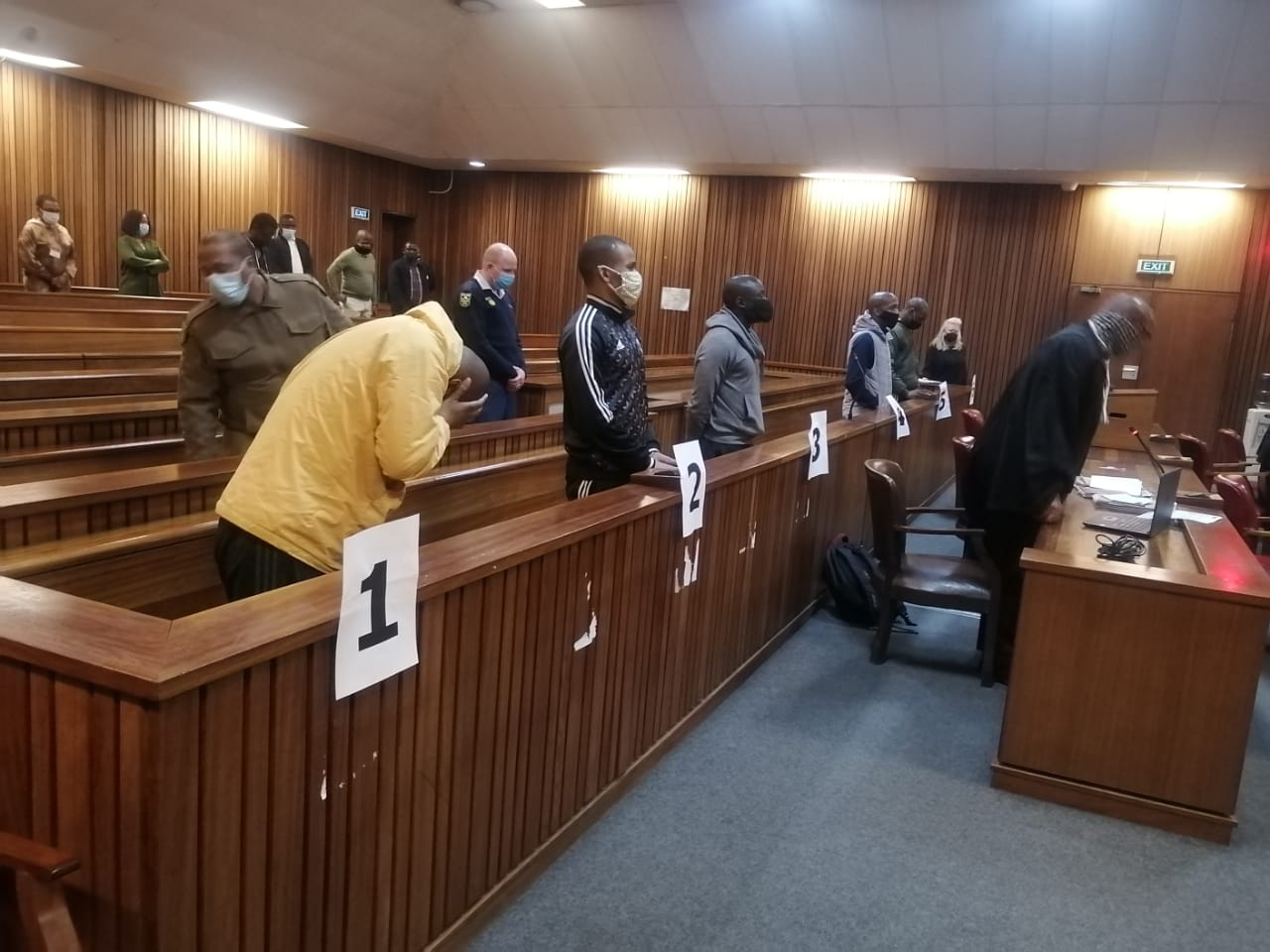 Five men sentenced to more than 175 years imprisonment