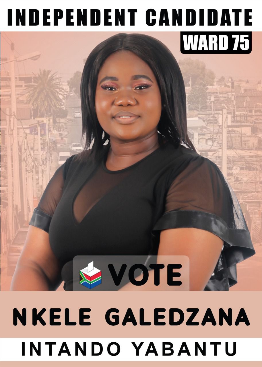 Nkele went from FeesMustFall into Ward 75 Independent Councillor Candidate 