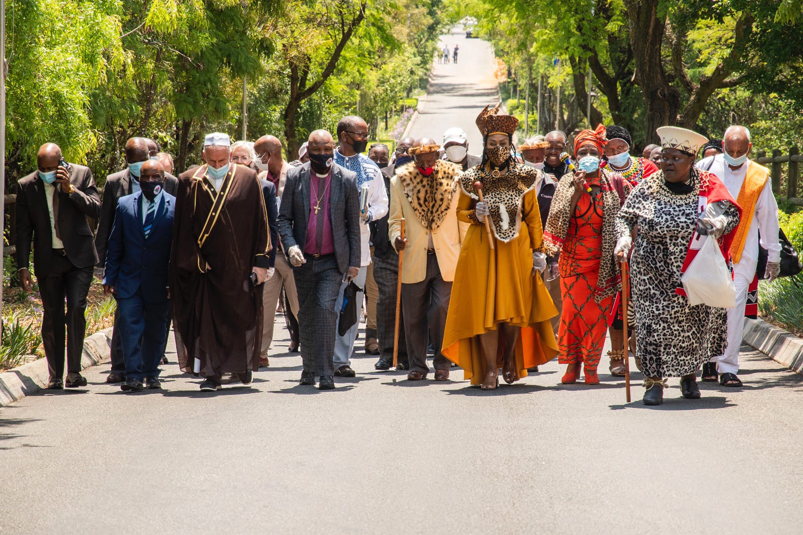 Members of various religious organizations come together to promote religious and traditional tolerance