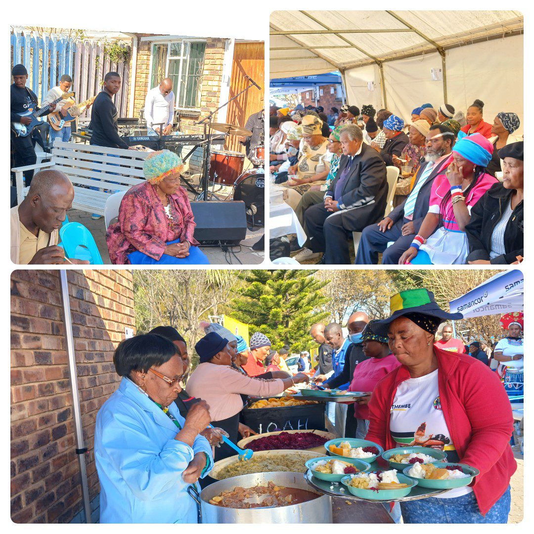 Katlego Mohlola and The Young Bloods mesmerise Itlhokomeleng grannies with live music