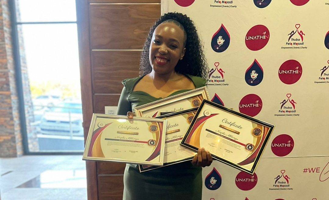 Nosipho made young people motivated by winning 5 great awards in a single day