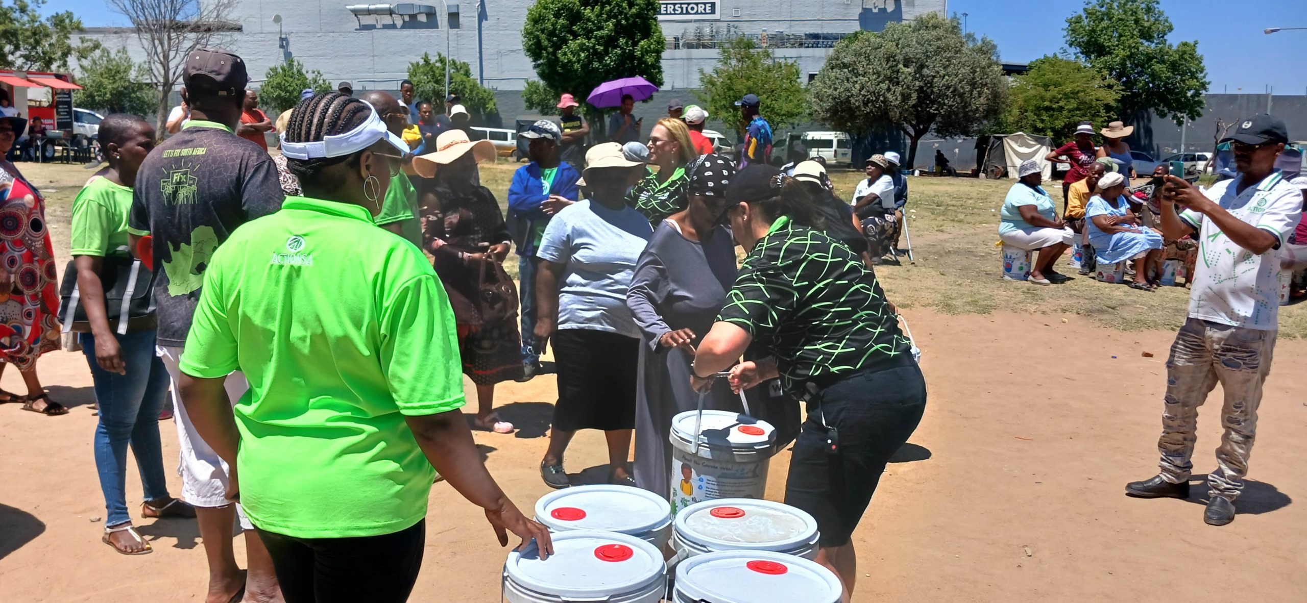ActionSA not only preaches politics but also provides food to needy families