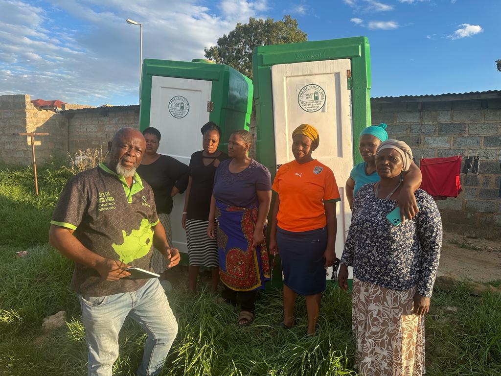 Mayor of Alex rescues families with toilets