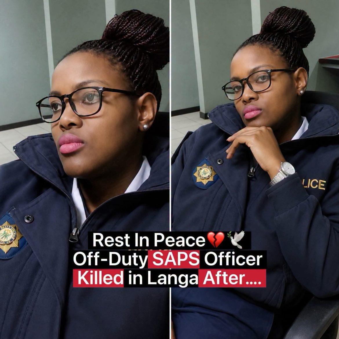 TRAGIC END FOR OFF-DUTY SAPS CONSTABLE